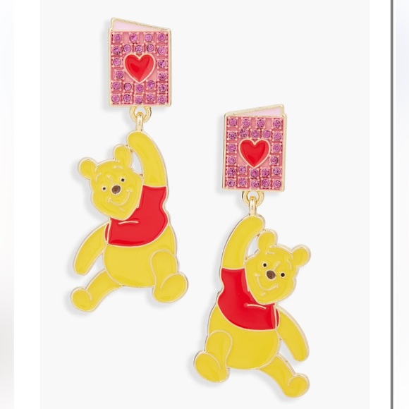 BaubleBar Jewelry - Disney X Baublebar Winnie The Pooh Valentine’s Day Dangling Earrings